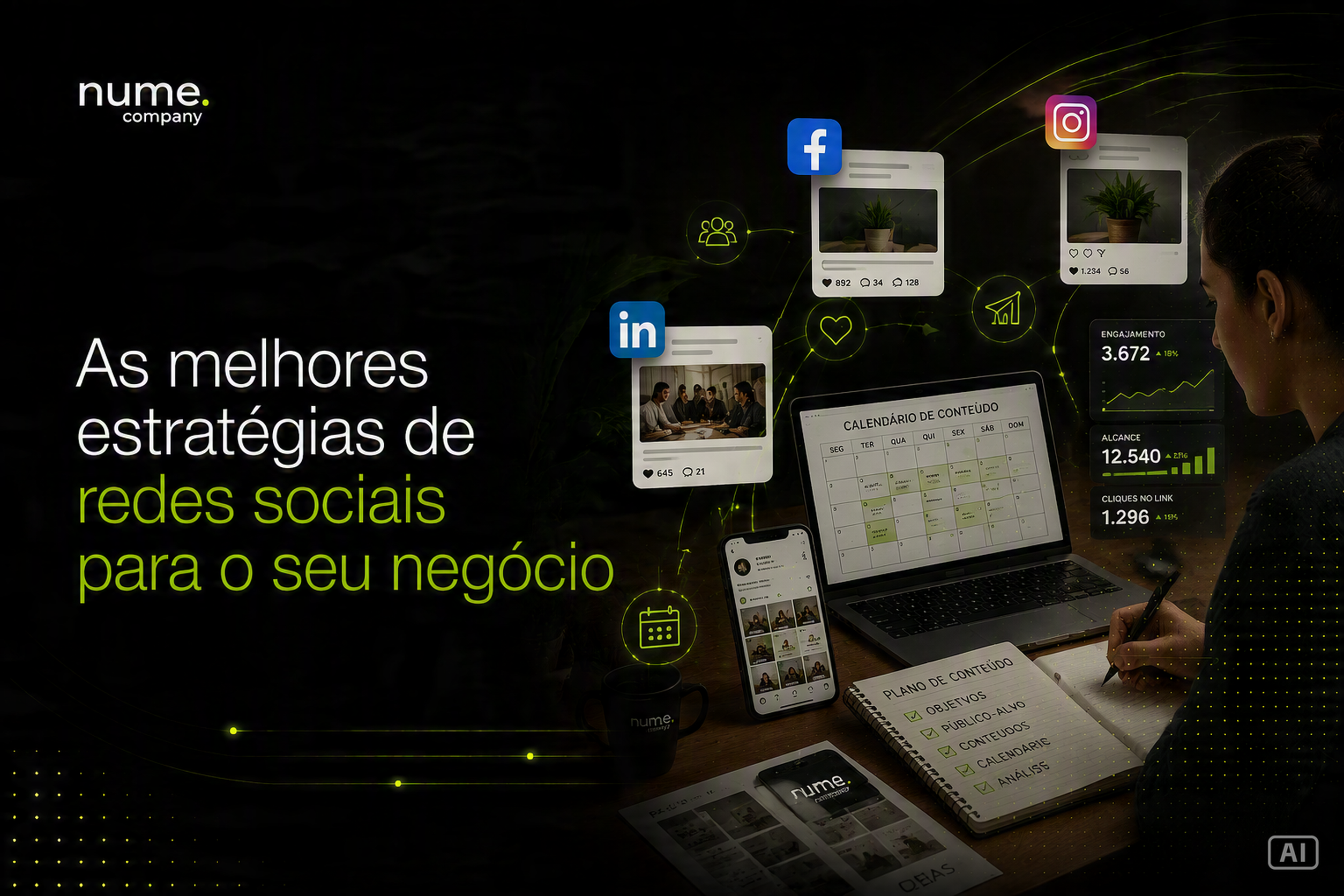 estratégias de redes sociais para o seu negócio