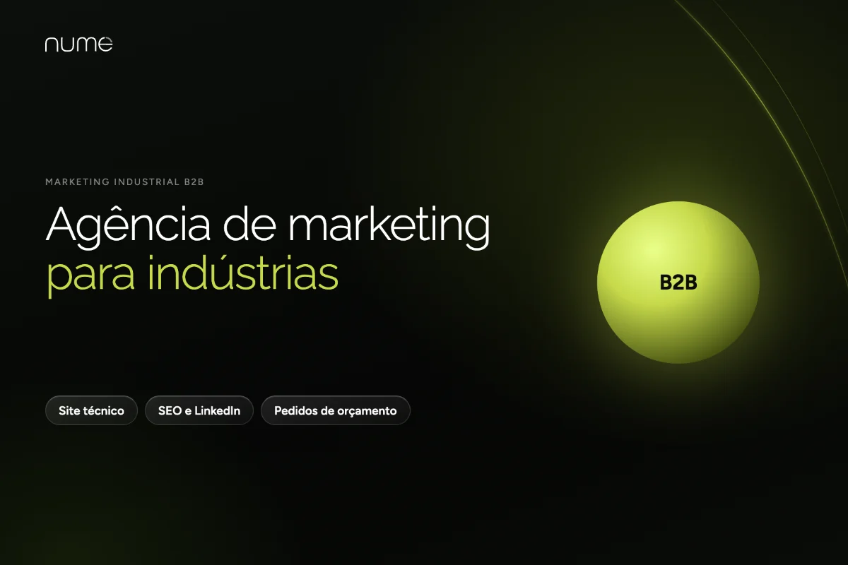 Agência de marketing digital para indústrias e fábricas: site técnico, SEO, LinkedIn e geração de pedidos de orçamento
