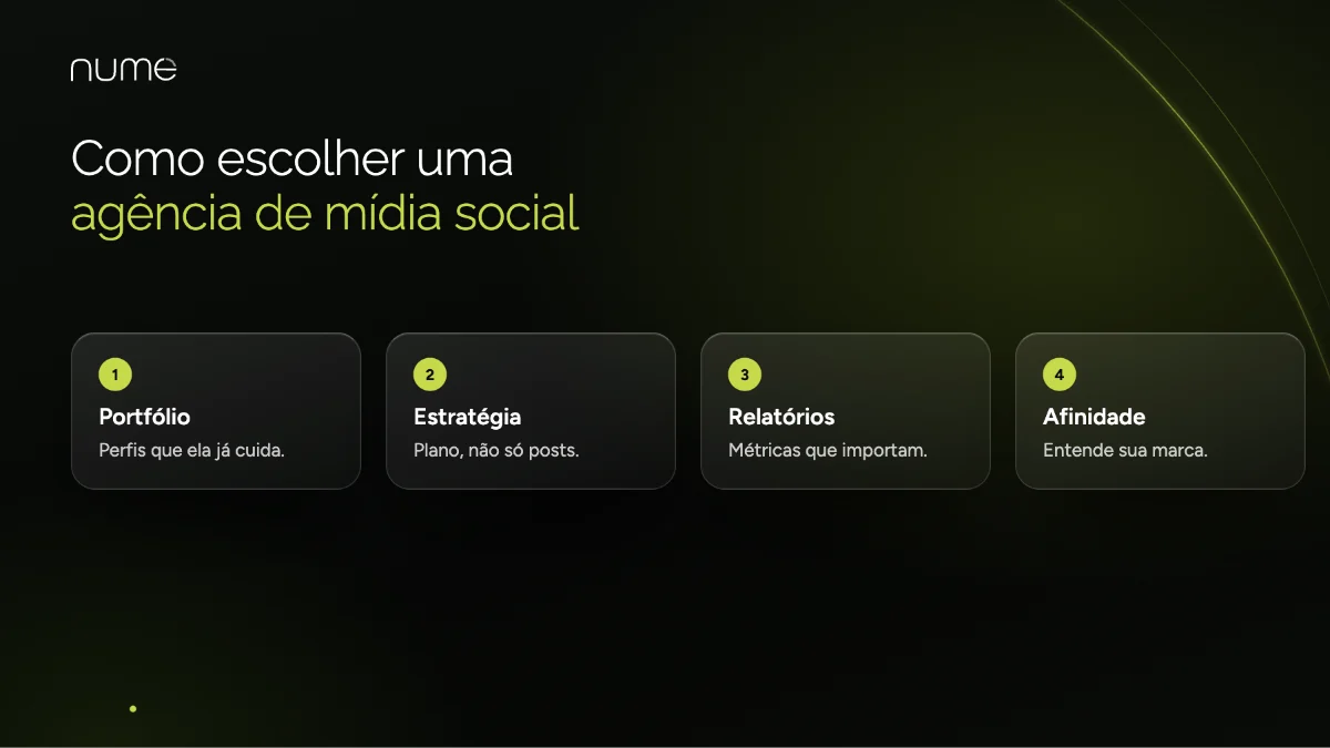 A importância de escolher uma agência de mídia social 1 Como escolher uma agência de mídia social: portfólio, estratégia, relatórios e afinidade com a marca