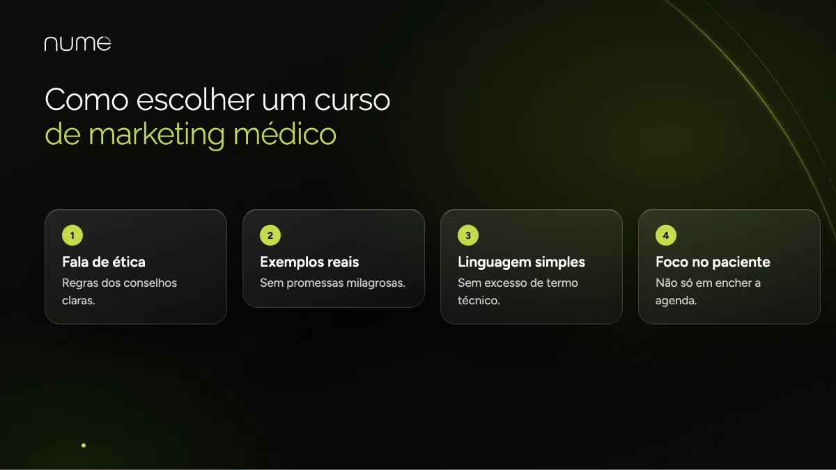 Marketing Médico: O Guia Definitivo para Atrair Mais Pacientes de Forma Ética e Eficiente 2 Como escolher um curso de marketing médico: ética, exemplos realistas, linguagem simples e foco no paciente