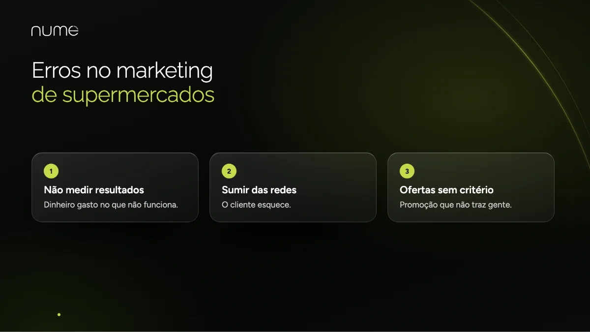 Marketing Para Supermercados: Como Atrair Mais Clientes e Vender Mais 4 Erros no marketing de supermercados: não medir resultados, sumir das redes e fazer ofertas sem critério