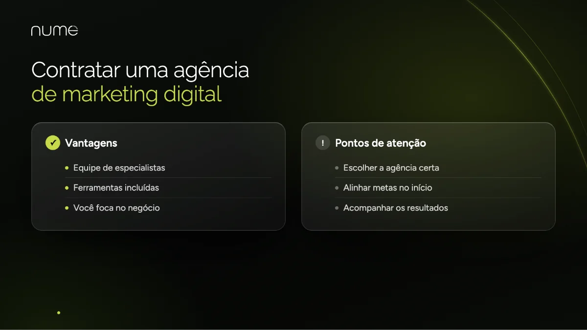 Passo a Passo para Contratar Uma Agência de Marketing Digital 1 Vantagens e pontos de atenção ao contratar uma agência de marketing digital